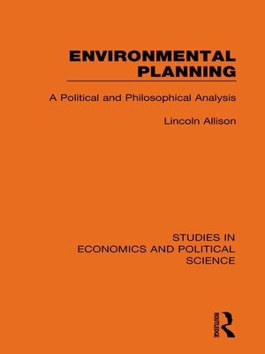 cover image of Environmental Planning